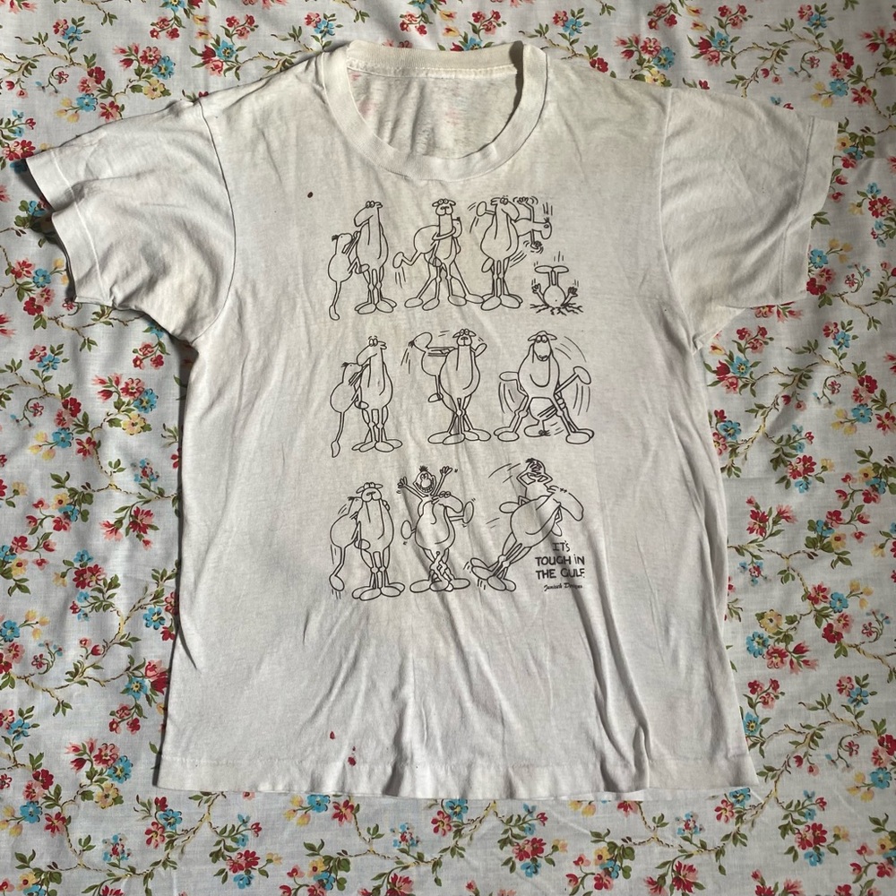 Vintage single stitch 80’s t shirt funny size medium